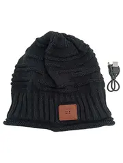 Vorschaubild 1 von Smart Beanie Hat Bluetooth Mütze Schwarz Strick Unisex