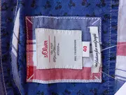 Vorschaubild 3 von Damen Bluse Gr. 40/L Kariert Mehrfarbig Langarm Baumwolle