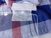 Vorschaubild 4 von Damen Bluse Gr. 40/L Kariert Mehrfarbig Langarm Baumwolle