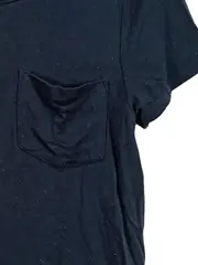 Vorschaubild 3 von Damen T-Shirt mit Brusttasche Gr. 36/S Blau Casual