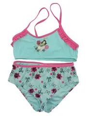 Vorschaubild 1 von Princess Mulan Bikini Mädchen Gr. 134/140 Türkis Pink Bademode
