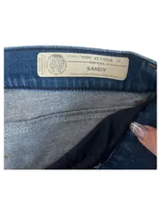 Vorschaubild 2 von Sandy Damen Jeans Slim Straight W29 Blau Regular Waist Stretch