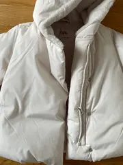 Vorschaubild 3 von Kinder Steppjacke Winterjacke Kapuze Gr. 98 Beige Casual