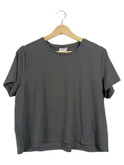 Vorschaubild 1 von Damen T-Shirt Grau Gr. 38/M Casual Kurzarm