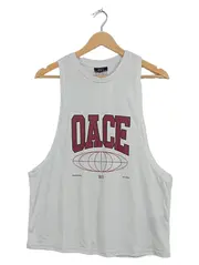 Vorschaubild 1 von Herren Tanktop Muskelshirt Weiß Größe S Sportlich Logo