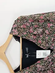 Vorschaubild 3 von Damen Kleid S/36 Blumenmuster Rüschen Romantisch Mehrfarbig