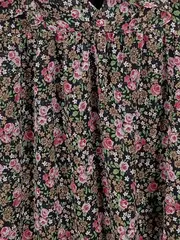 Vorschaubild 4 von Damen Kleid S/36 Blumenmuster Rüschen Romantisch Mehrfarbig