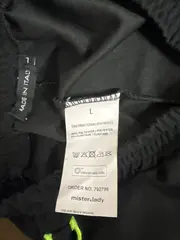 Vorschaubild 2 von Jogginghose Damen Gr. L Schwarz Neon Seitenstreifen Sport