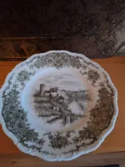Vorschaubild 4 von Sammelteller Landschaft Porzellan Braun 19 cm Traditionell