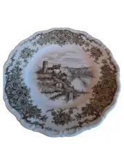 Vorschaubild 1 von Sammelteller Landschaft Porzellan Braun 19 cm Traditionell