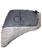 Vorschaubild 3 von Damen Schal Leinen Beige Strukturmuster Fransen 170x50 cm