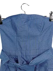 Vorschaubild 4 von Sommerkleid Damen Maritim Gestreift Blau Baumwolle Gr. XS