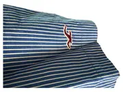 Vorschaubild 5 von Sommerkleid Damen Maritim Gestreift Blau Baumwolle Gr. XS