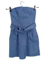 Vorschaubild 1 von Sommerkleid Damen Maritim Gestreift Blau Baumwolle Gr. XS