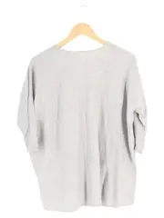 Vorschaubild 2 von Damen Pullover Grau Gr. 32/XXS Casual Minimalistisch