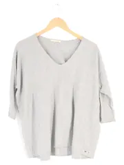 Vorschaubild 1 von Damen Pullover Grau Gr. 32/XXS Casual Minimalistisch