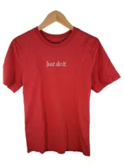 Vorschaubild 1 von Herren T-Shirt Gr. S Rot Schriftzug Baumwolle Freizeit Sportlich