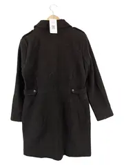 Vorschaubild 2 von Damen Winterjacke Gr. 44 Schwarz Klassisch Elegant Reißverschluss