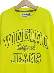 Vorschaubild 2 von Sweatshirt Jungen Gr. 152 Gelb Langarm Schriftzug Freizeit