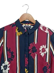 Vorschaubild 3 von Damen Bluse 38;M Blumenmuster Streifen Viskose