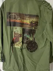 Vorschaubild 2 von Damen Feldjacke Military Jacke Oliv Gr. S Baumwolle Rückendruck