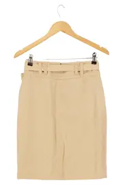 Vorschaubild 2 von Damen Bleistiftrock Gr. 34/XS Beige Business Elegant