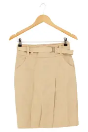 Vorschaubild 1 von Damen Bleistiftrock Gr. 34/XS Beige Business Elegant
