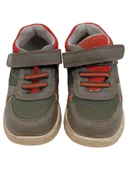 Vorschaubild 2 von Lauflernschuhe Sneaker Kinder Jungen Gr. 22 Grau Rot Klettverschluss