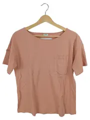 Vorschaubild 1 von Damen T-Shirt Rosa Brusttasche Basic Gr. L