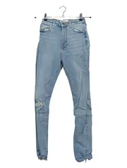 Vorschaubild 1 von Damen Skinny Jeans High Waist Destroyed Gr. 36 W28 Hellblau
