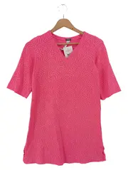 Vorschaubild 1 von Damen Freizeitkleid Gr. 40/L Rosa Lochmuster Streetwear