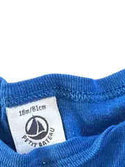 Vorschaubild 6 von Baby Body Gr. 80 Blau Baumwolle Kurzarm Logo Tiermotiv
