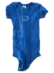 Vorschaubild 1 von Baby Body Gr. 80 Blau Baumwolle Kurzarm Logo Tiermotiv