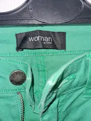 Vorschaubild 3 von Woman Jeans Hose Damen Regular Fit Grün Gr. 36 W28 Polyester