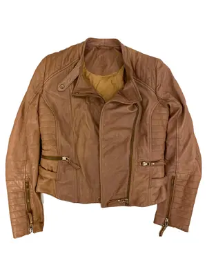 MASSIMO DUTTI Lederjacke