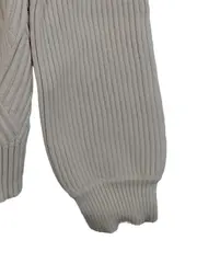 Vorschaubild 3 von Damen Strickpullover Mock-Neck Strukturmuster Beige Gr. M