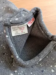 Vorschaubild 2 von Baby Mädchen Sweatkleid Langarm Grau Tupfen Gr. 92