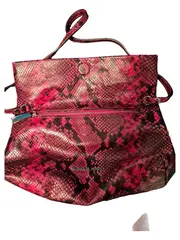 Vorschaubild 1 von Clutch Damen Leder Animal Print Pink Mittel Abendgarderobe