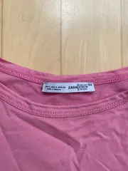 Vorschaubild 4 von Damen T-Shirt Pink "real boss" Gr. 36/S Baumwolle