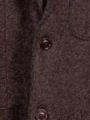 Vorschaubild 5 von Herren Outdoorjacke Sakko Wolle Braun Gr. L/50