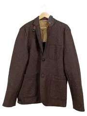 Vorschaubild 1 von Herren Outdoorjacke Sakko Wolle Braun Gr. L/50