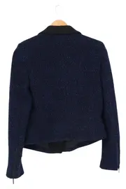 Vorschaubild 2 von Gerard Darel Damen Leichte Jacke Gr. 38/M Blau Wolle Elegant Klassisch