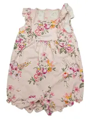 Vorschaubild 1 von Baby Body Mädchen Gr. 86 12-18 Monate Rosa Blumenmuster Baumwolle