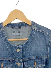 Vorschaubild 2 von EDC Jeansjacke Damen Blau Gr. 40/L Langarm Casual Baumwolle Fransen