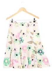 Vorschaubild 2 von Damen Faltenrock 38/M Mehrfarbig Blumenmuster Bohemian