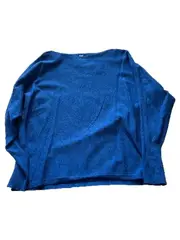 Vorschaubild 2 von Damen Pullover Gr. 38/M Blau Langarm Casual Viskose Mix