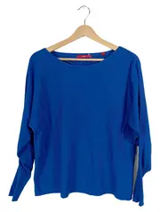 Vorschaubild 1 von Damen Pullover Gr. 38/M Blau Langarm Casual Viskose Mix