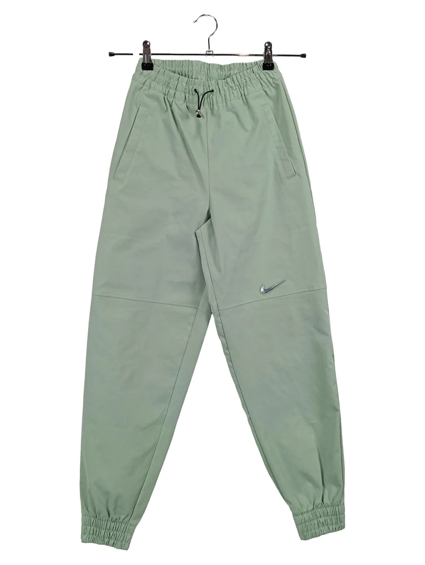 NIKE Damen Jogginghose Grün XS Sportlich Polyester