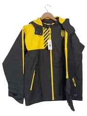 Vorschaubild 1 von Herren Trainingsjacke BVB Dortmund Schwarz Gelb Kapuze Gr. M