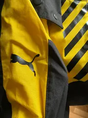 Vorschaubild 3 von Herren Trainingsjacke BVB Dortmund Schwarz Gelb Kapuze Gr. M
